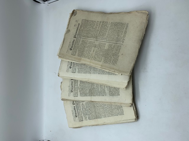 Gazzetta piemontese (Raccolta di 100 numeri dell'anno 1828)